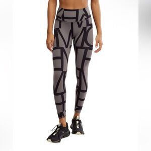 NWT Free People FP Movement Women's Never Better Logo Leggings, S - Gunmetal
